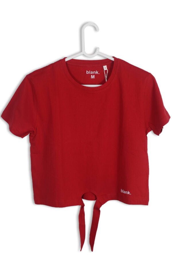 Women's Red Knot Crop Top