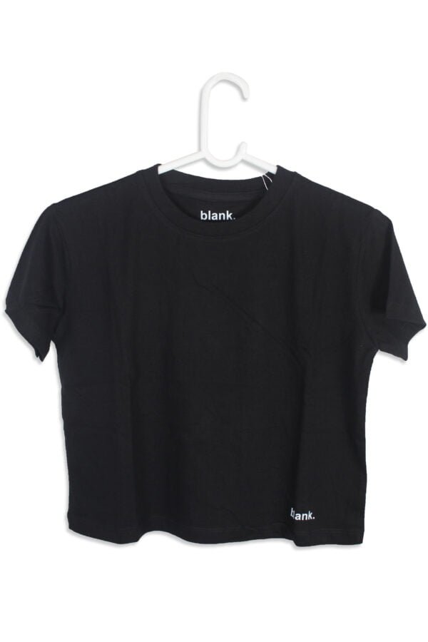 Women's Black Crop Top
