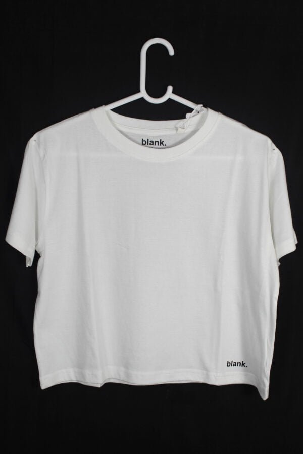 Women's White Crop Top