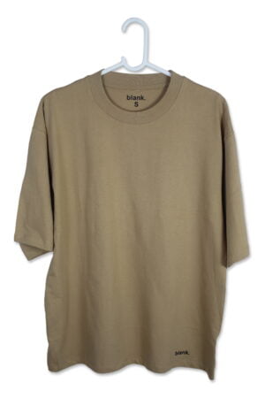 Unisex Taupe Drop Shoulder