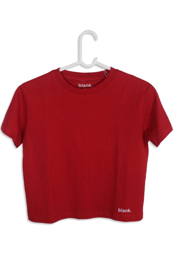 Women's Red Crop Top