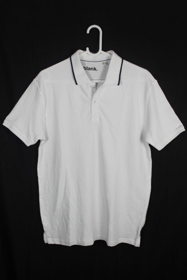 White Pima Cotton Polo T-shirt